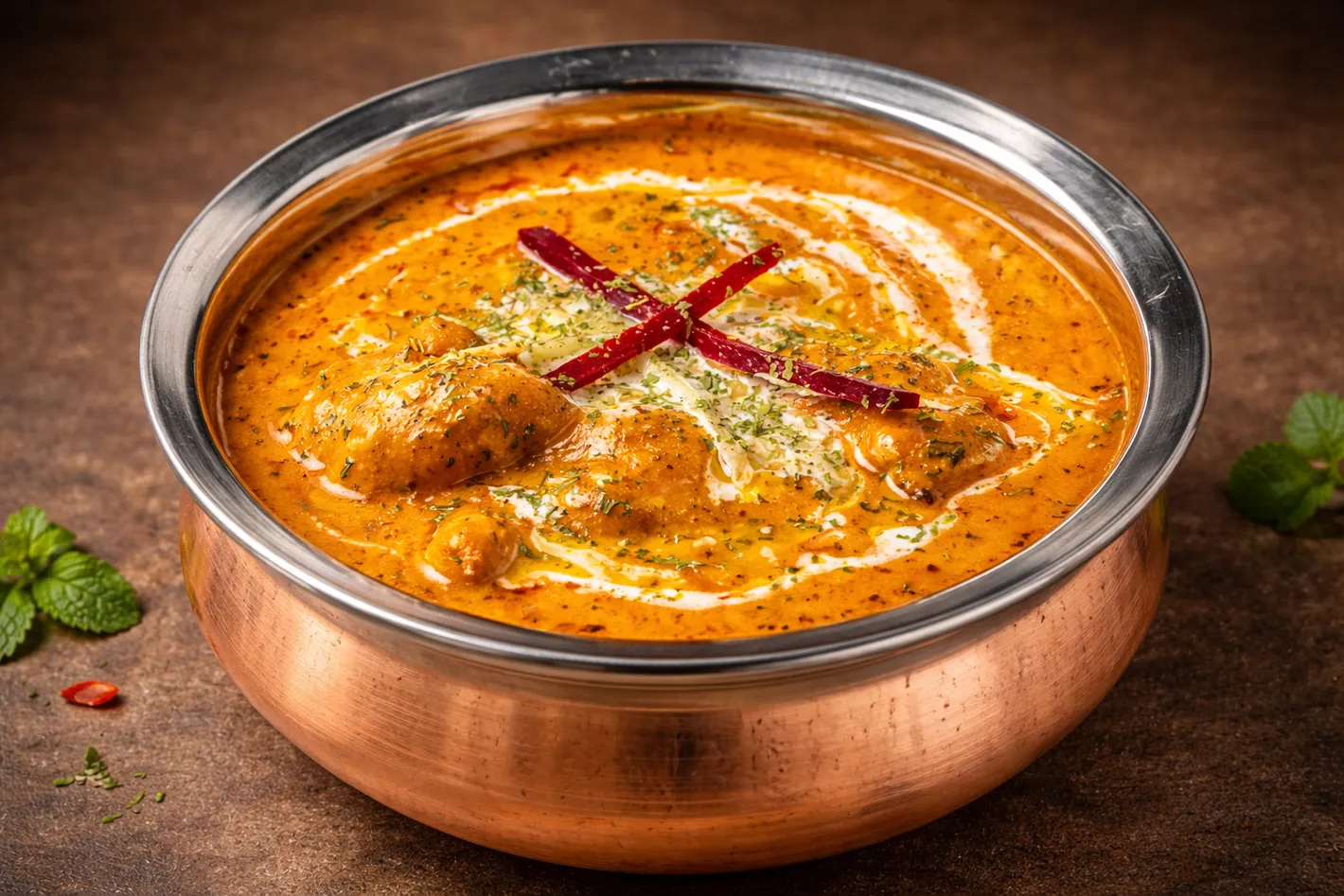 Best Butter Chicken served at Rasa Palladium Indian fusion restaurant in Calgary