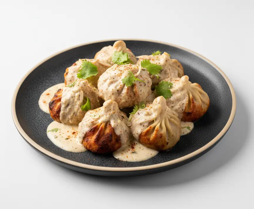 Tandoori Afghani Dumplings at Rasa Palladium Calgary - Signature fusion dish